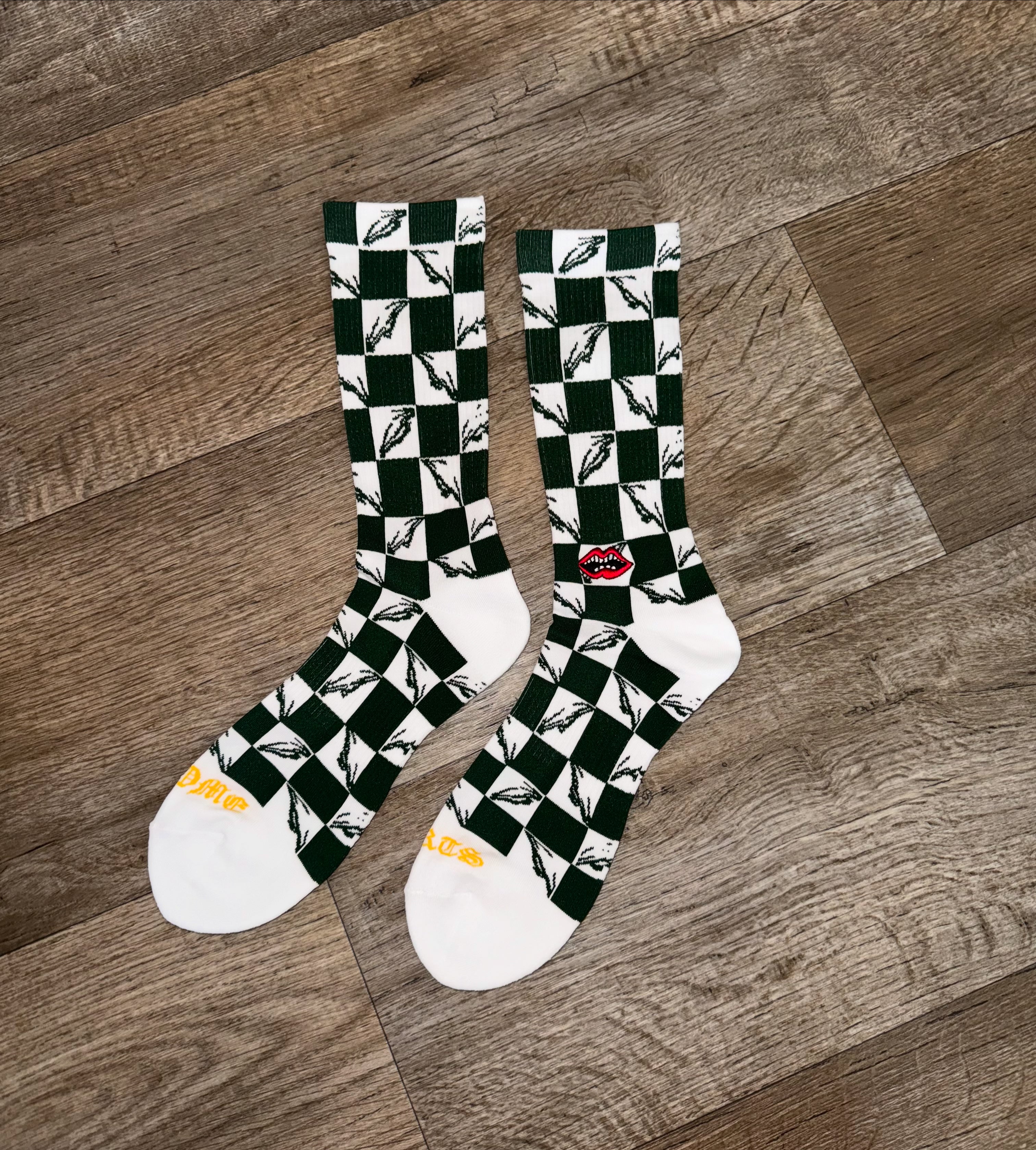 CHROME HEARTS SOCKS GREEN