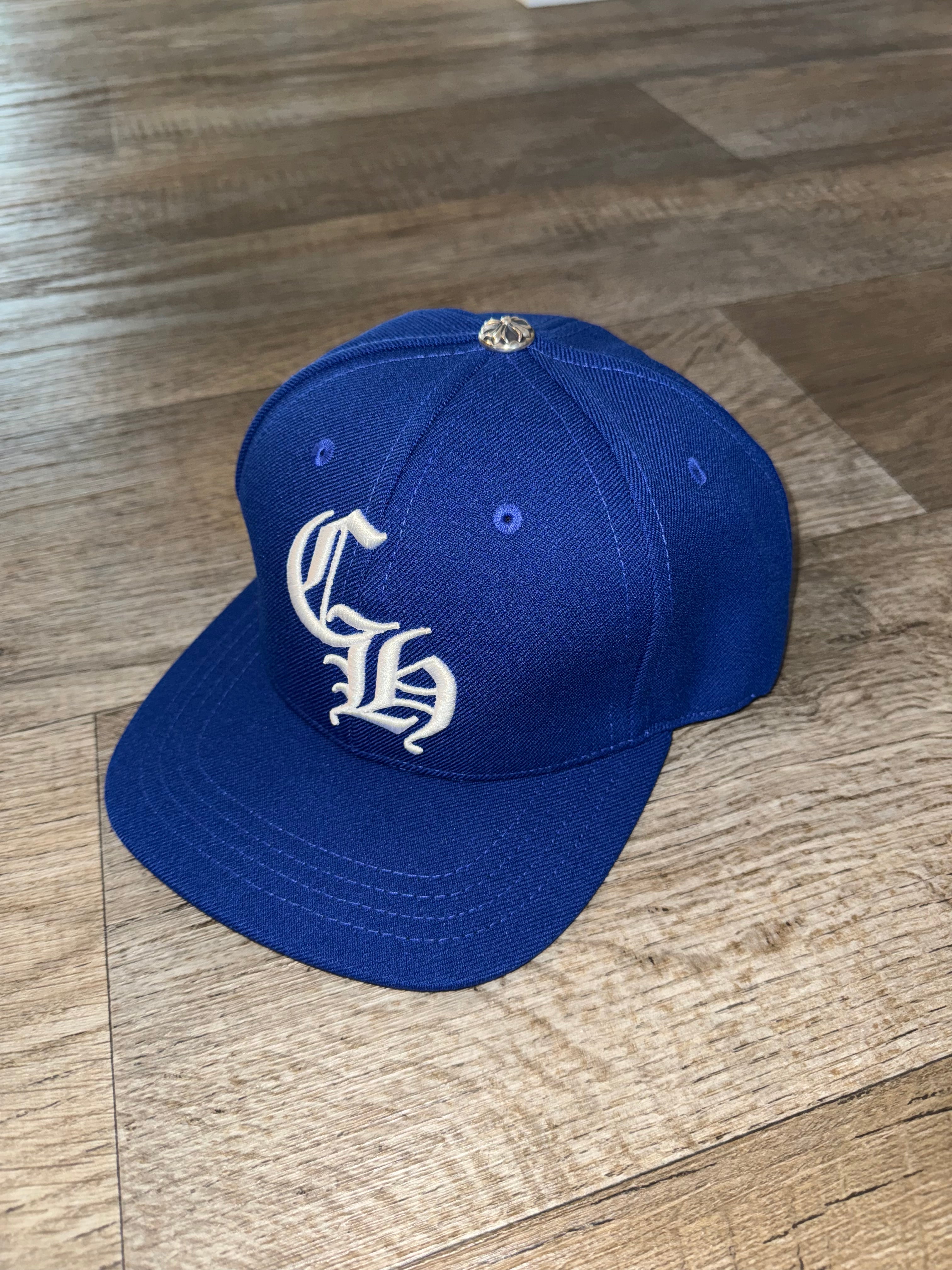 CHROME HEARTS BLUE LOGO HAT