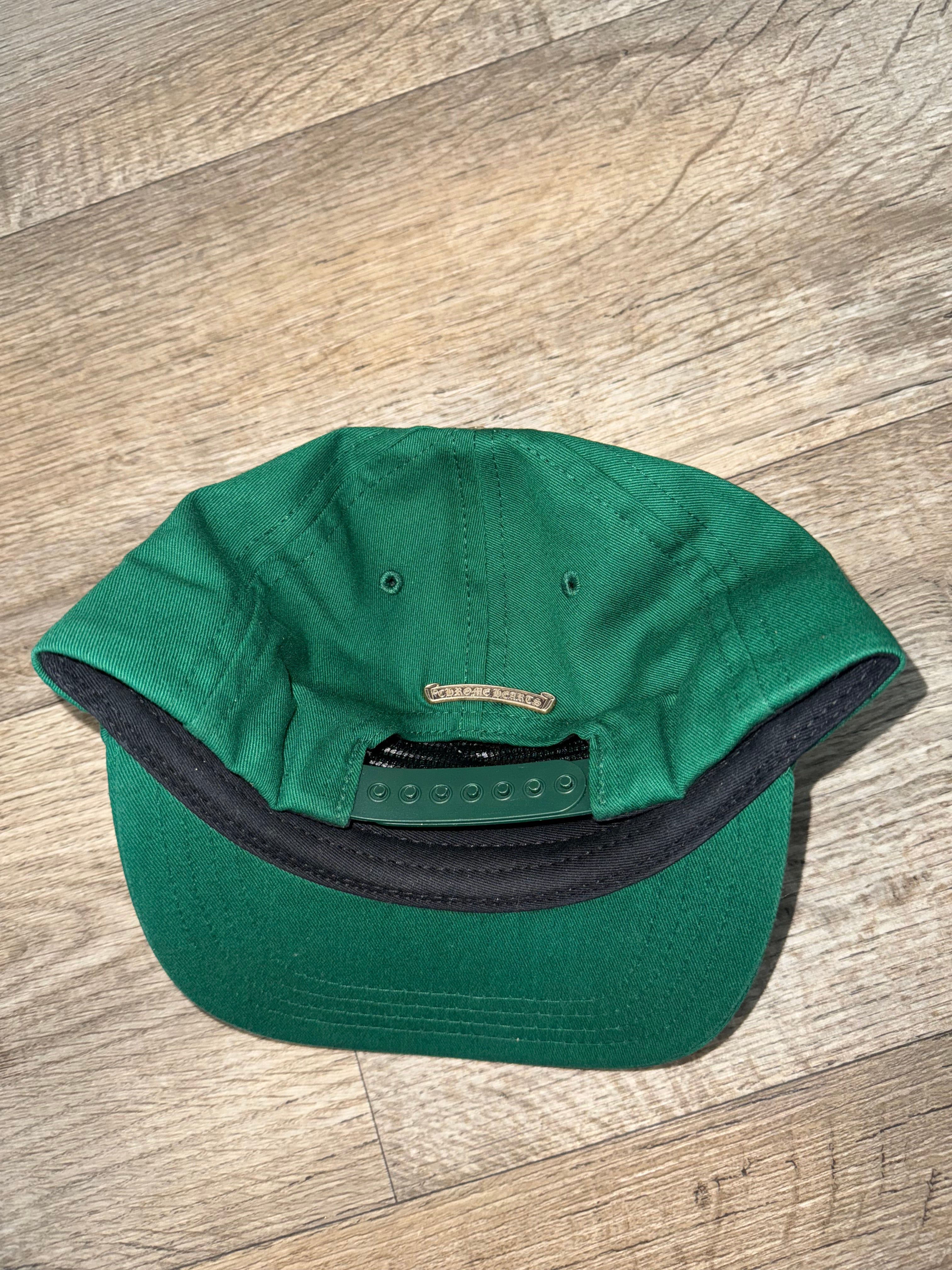 GREEN CHROME HEARTS MATTY BOY SPACE LOGO HAT