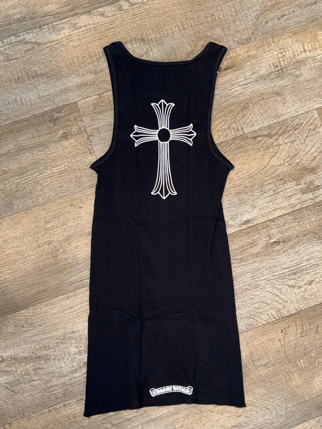 CHROME HEARTS BLACK TANK TOP