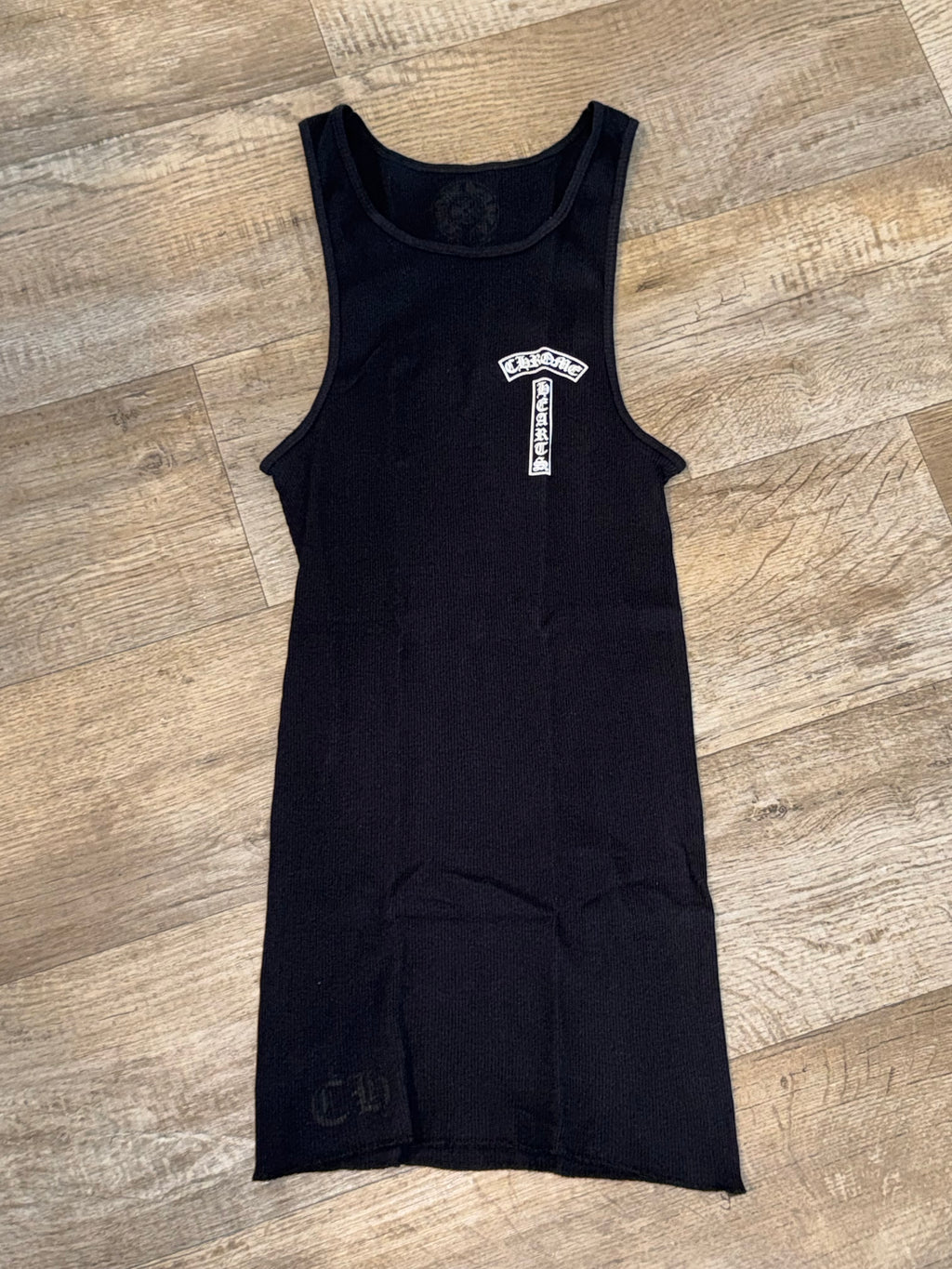 CHROME HEARTS BLACK TANK TOP