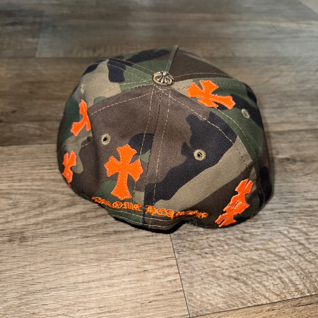 CHROME HEARTS EXCLUSIVE CAMO CROSS LOGO HAT